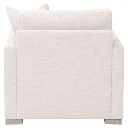 Davis Modern Classic Cream Performance Grey Oak Arm Chair|