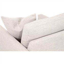 Davis Modern Classic Cream Performance Grey Oak Arm Chair|