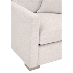 Davis Modern Classic Cream Performance Grey Oak Arm Chair|
