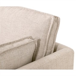 Shomari French Country Cream Performance Slipcovered Outdoor Sofa - 91"|