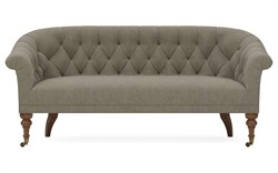 Nanette Flagstone Velvet Loveseat - 66"|