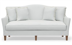 Danica Sky Blue Stripe Sofa - 78"|