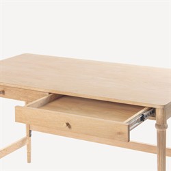 Alistair Updated Traditional Natural Oak Desk|