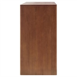 Delwyn Modern Classic Textured Metallic Oak Wood Cabinet|