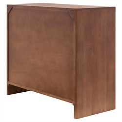 Delwyn Modern Classic Textured Metallic Oak Wood Cabinet|