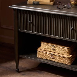 Eloise Smoked Black Mindi Nightstand|