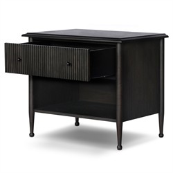 Eloise Smoked Black Mindi Nightstand|