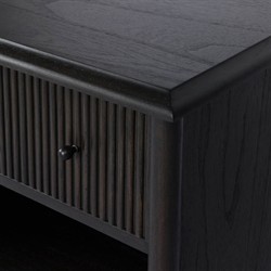 Eloise Smoked Black Mindi Nightstand|
