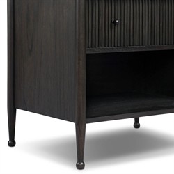 Eloise Smoked Black Mindi Nightstand|