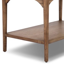 Lizzy Amber Sungkai Veneer Nightstand|