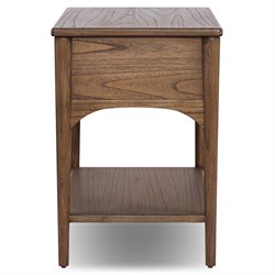 Lizzy Amber Sungkai Veneer Nightstand|