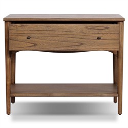 Lizzy Amber Sungkai Veneer Nightstand|