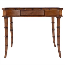Eddie Updated Traditional Brown Wood Game Table|