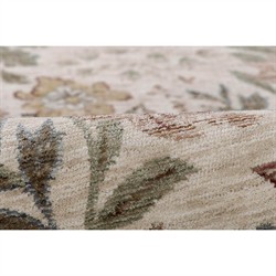 Linden Updated Traditional Beige Floral Patterened Rug - 5'3"x7'6"|