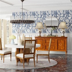 Bailey Updated Traditional Bordeaux Wood Buffet|