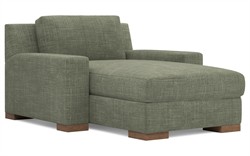 Henri Moss Performance Linen Chaise|