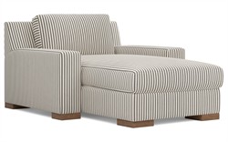 Henri Peppercorn Stripe Chaise|