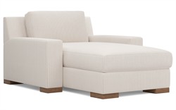 Henri Seashell Cotton Stripe Chaise|