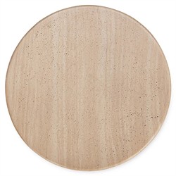 Zion Coastal Beach Beige Concrete Outdoor Accent Table|