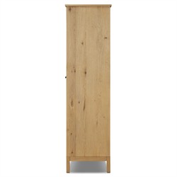 Constance Rustic Lodge Natural Oak Cabinet|