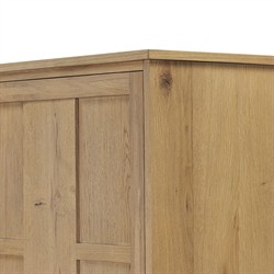 Constance Rustic Lodge Natural Oak Cabinet|