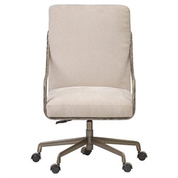 Alonzo Modern Classic Cream Office Desk Chair |
