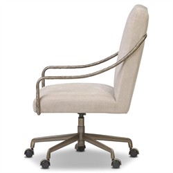 Alonzo Modern Classic Cream Office Desk Chair |