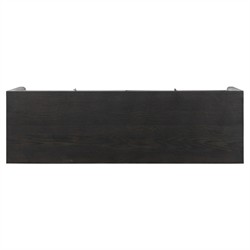 Marcella Modern Classic Distressed Iron Brown Oak Sideboard|