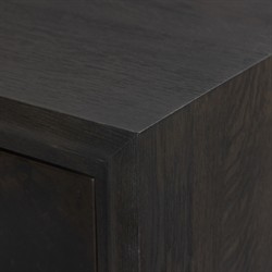 Marcella Modern Classic Distressed Iron Brown Oak Sideboard|