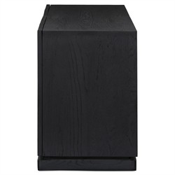 Asbury Rustic Lodge Black Oak Media Console - 72"|