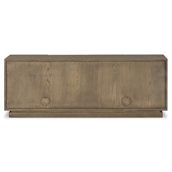 Asbury Rustic Lodge Light Washed Oak Media Console - 72"|