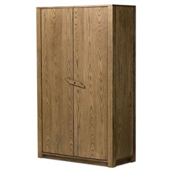 Bedford Rustic Lodge Natural Oak Cabinet|