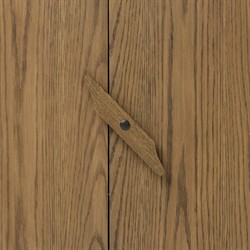 Bedford Rustic Lodge Natural Oak Media Console - 78"|