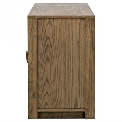 Bedford Rustic Lodge Natural Oak Media Console - 78"|