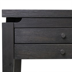 Lalaine Modern Classic Black Oak Desk|