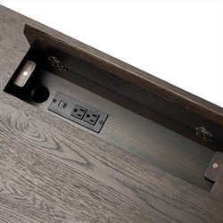 Lalaine Modern Classic Black Oak Desk|