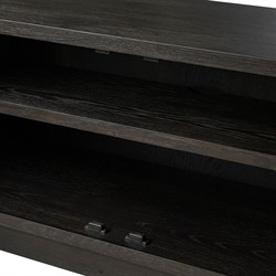 Lalaine Modern Classic Black Oak Media Console - 84"|