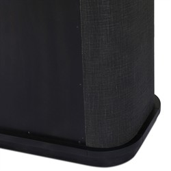 Berlin Modern Classic Black Painted Linen Cabinet|
