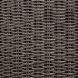 Heather Coastal Beach Vintage Taupe Woven Outdoor Lounge Chair|