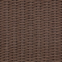 Heather Coastal Beach Brown Woven Outdoor Dining Chair|