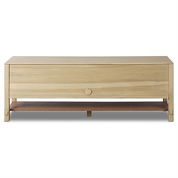 Blake Modern Classic Light Wash Wood Media Console - 80"|