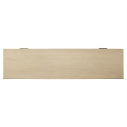 Blake Modern Classic Light Wash Wood Media Console - 80"|