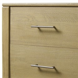 Blake Modern Classic Light Wash Wood Media Console - 80"|