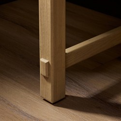 Blake Modern Classic Light Wash Wood Writing Desk|