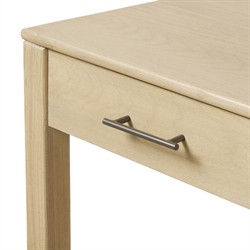 Blake Modern Classic Light Wash Wood Writing Desk|