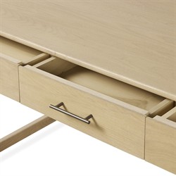 Blake Modern Classic Light Wash Wood Writing Desk|