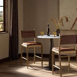 Brielle Dulane Mahogany Smoked Grey Oak Counter|