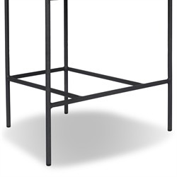 Penelope Coastal Beach Brown Woven Outdoor Counter Stool|