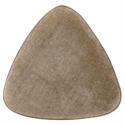 Deenie Modern Classic Brown Velvet Ottoman|