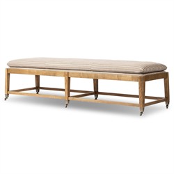Eleanor Rodin Sand Stripe Accent Bench|